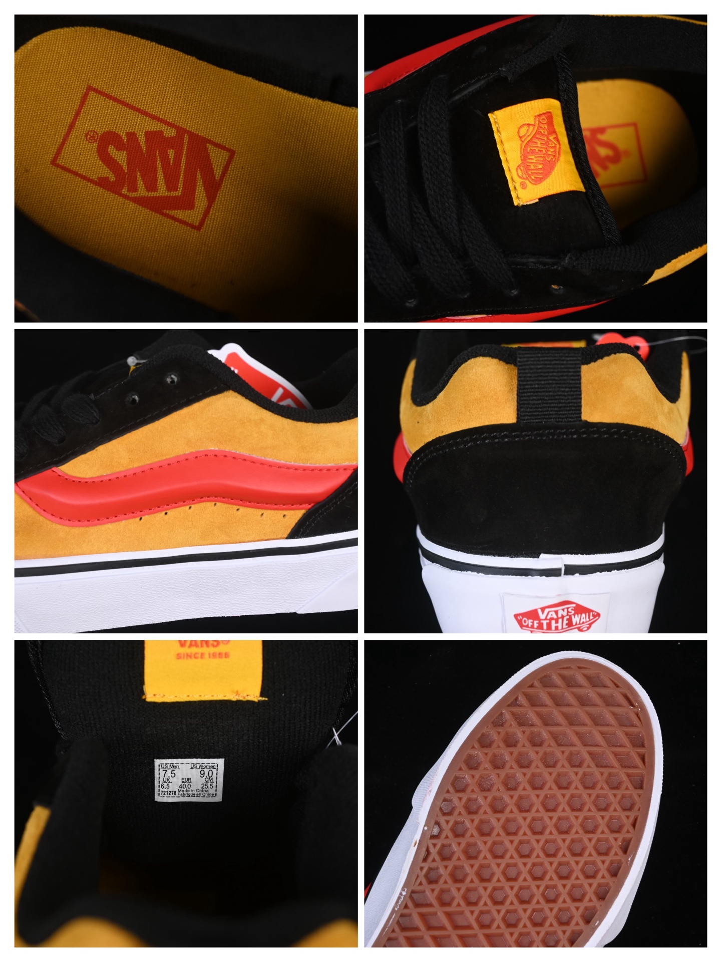 💰140纯原
 Vans Knu Skool 万斯低帮休闲滑板鞋 VN000CS0END
#工艺：硫化1:1（重量1:1、真标、原钢印、材质标、鞋型标、合格证）
尺码：35 36 36.5 37 38 38.5 39 40 40.5 41 42 42.5 43 44 M.C3