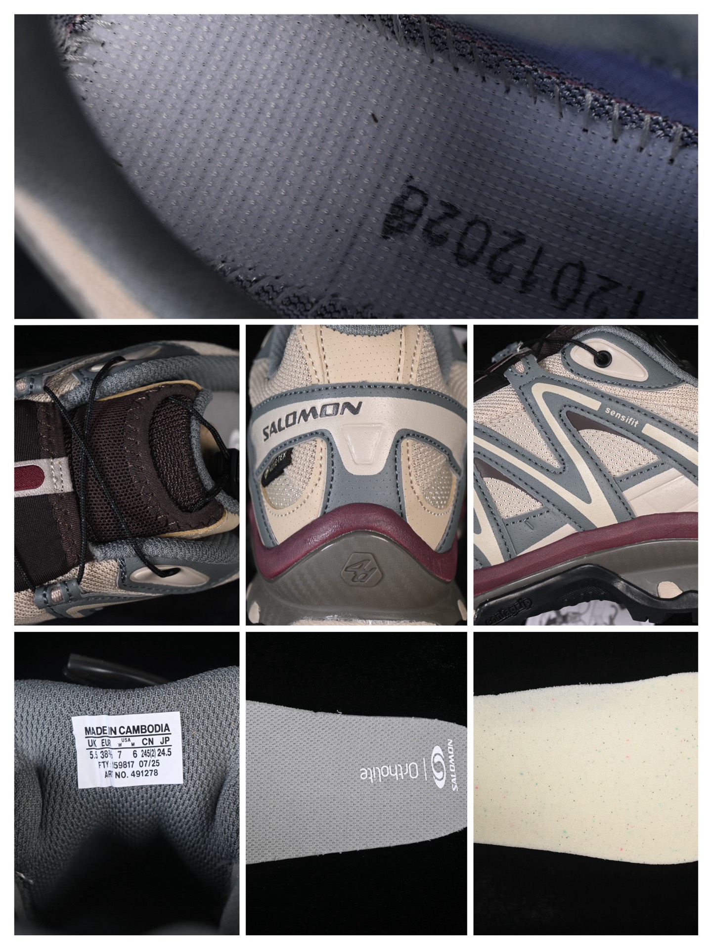 Salomon XT-Quest GTX 萨洛蒙 探索者系列户外越野跑鞋 -24#鞋面采用SENSIFI