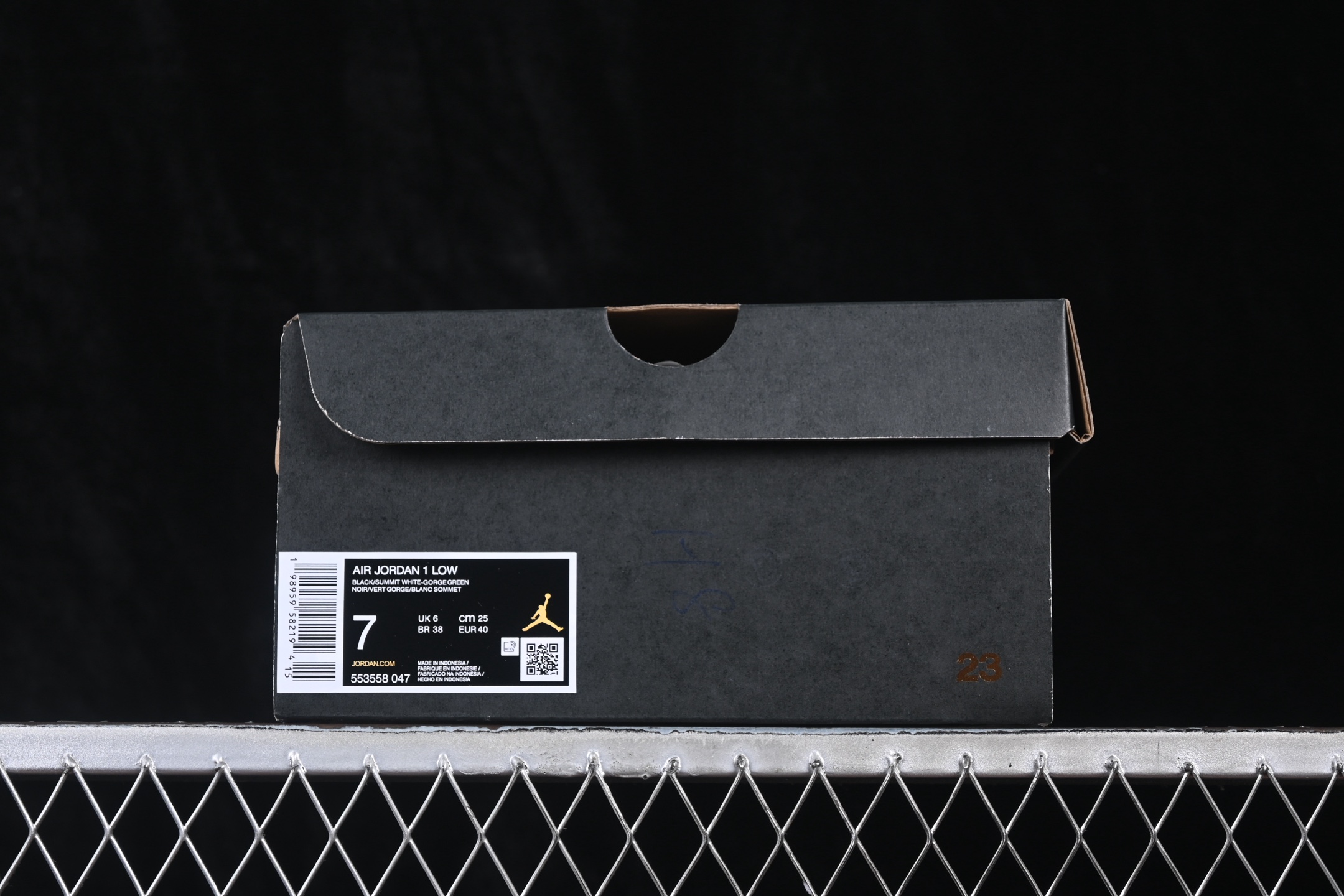 G版纯原 Air Jordan 1 Low AJ1 乔1黑白绿 低帮复古文化篮球鞋 -047 #市售最高品质 原鞋开发 