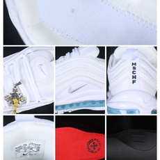 Mschf x Inri Air Max 97 "Jesus Shoes" 圣水白冰蓝 3M子弹跑步鞋 #回弹PU模气 Mschf x Inri Air Max 97 "Jesus Shoes" 圣水白冰蓝 3M子弹跑步鞋 #回弹PU模气