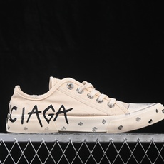 OK版 Balenciaga Paris Low 巴黎世家磨损做旧低帮系带时尚板鞋 W3RR59010 尺码:35 36 OK版 Balenciaga Paris Low 巴黎世家磨损做旧低帮系带时尚板鞋 W3RR59010 尺码:35 36