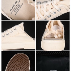 OK版 Balenciaga Paris Low 巴黎世家磨损做旧低帮系带时尚半拖 W3RC49092 尺码:35 36 OK版 Balenciaga Paris Low 巴黎世家磨损做旧低帮系带时尚半拖 W3RC49092 尺码:35 36