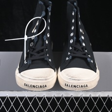 OK版 Balenciaga Paris Low 巴黎世家磨损做旧高帮系带时尚板鞋 W3RC11090 尺码:35 36 OK版 Balenciaga Paris Low 巴黎世家磨损做旧高帮系带时尚板鞋 W3RC11090 尺码:35 36