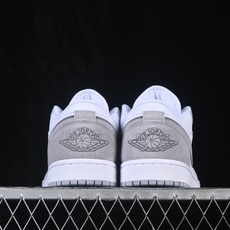 G版纯原 Air Jordan 1 Low AJ1 乔1刺绣白灰 低帮复古文化篮球鞋 IX3959-100 #市售最高品 G版纯原 Air Jordan 1 Low AJ1 乔1刺绣白灰 低帮复古文化篮球鞋 IX3959-100 #市售最高品