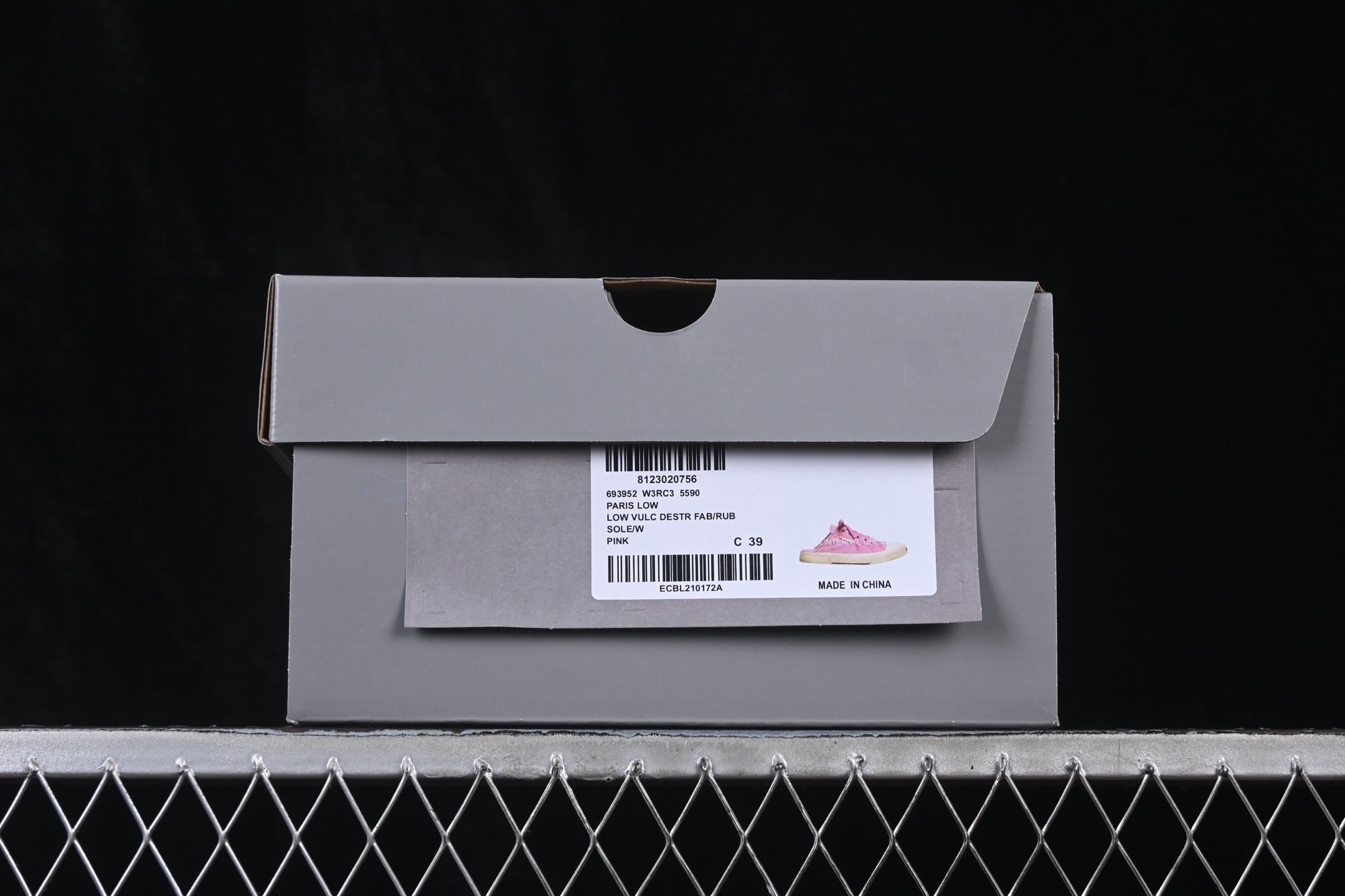 OK版 Balenciaga Paris Low 巴黎世家磨损做旧低帮系带时尚半拖 W3RC35590 尺码：35 36