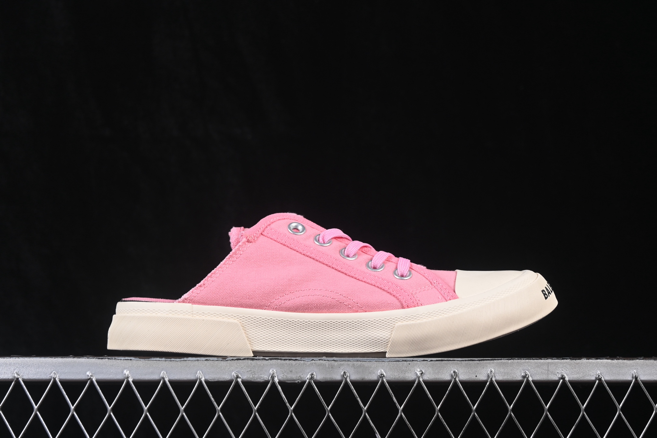 OK版 Balenciaga Paris Low 巴黎世家磨损做旧低帮系带时尚半拖 W3RC35590 尺码：35 36