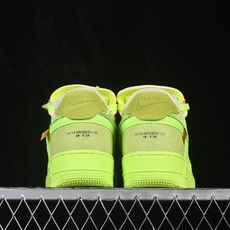 纯原 Off White x Nike Air Force 1 Low OW 联名透明黄 AO4606-700 #进口原 纯原 Off White x Nike Air Force 1 Low OW 联名透明黄 AO4606-700 #进口原