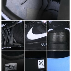 纯原 Off White x Nike Air Force 1 Low OW 联名透明黑 AO4606-001 #进口原 纯原 Off White x Nike Air Force 1 Low OW 联名透明黑 AO4606-001 #进口原