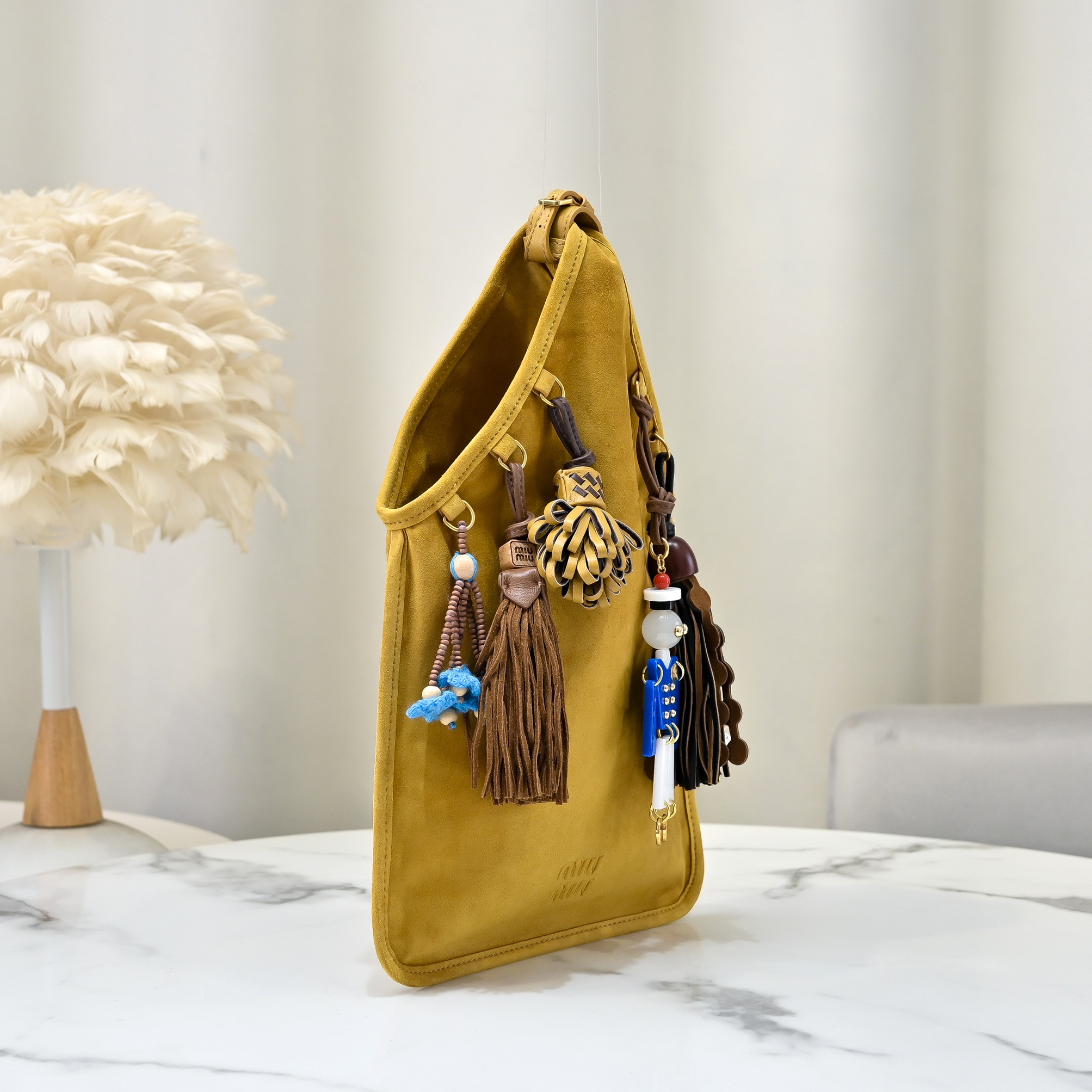 Miu Miu Style Leather Top Handle Bag Lookbook Reference image 2