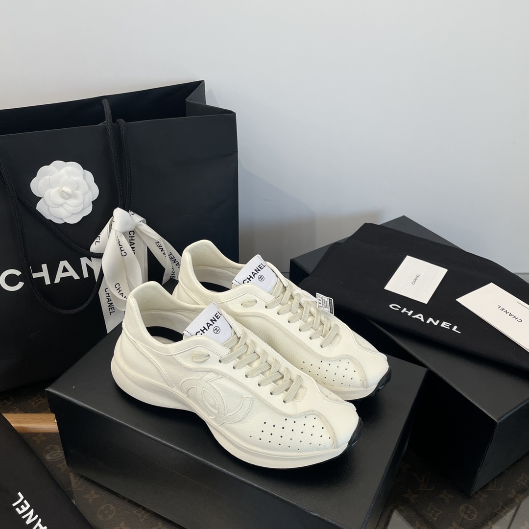 CHANEL кэжуал красоўкі рэтра высакародны выгляд ~ штодзённыя паездкі на працу універсальныя - топ-якасць