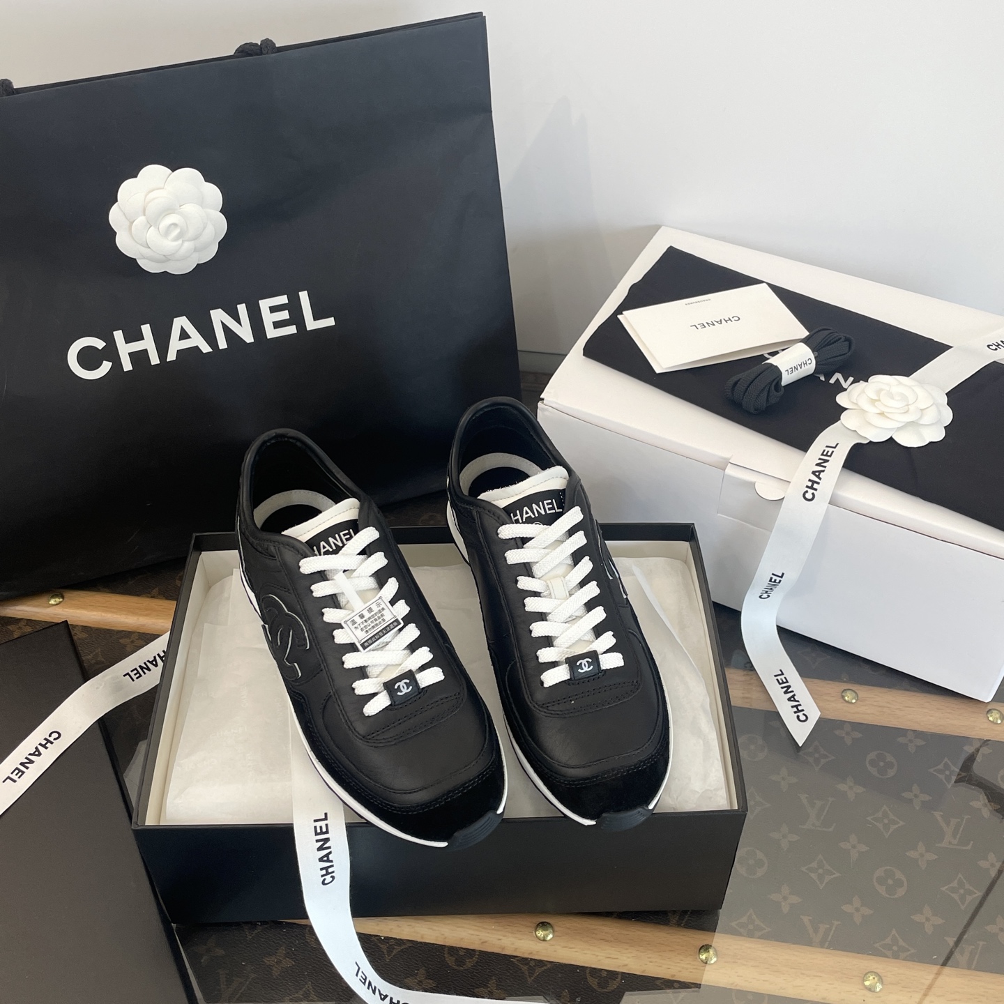 CHANEL кэжуал красоўкі рэтра высакародны выгляд ~ штодзённыя паездкі на працу універсальныя - топ-якасць