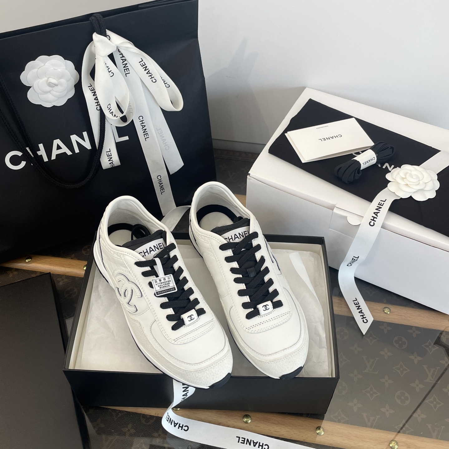 CHANEL кэжуал красоўкі рэтра высакародны выгляд ~ штодзённыя паездкі на працу універсальныя - топ-якасць