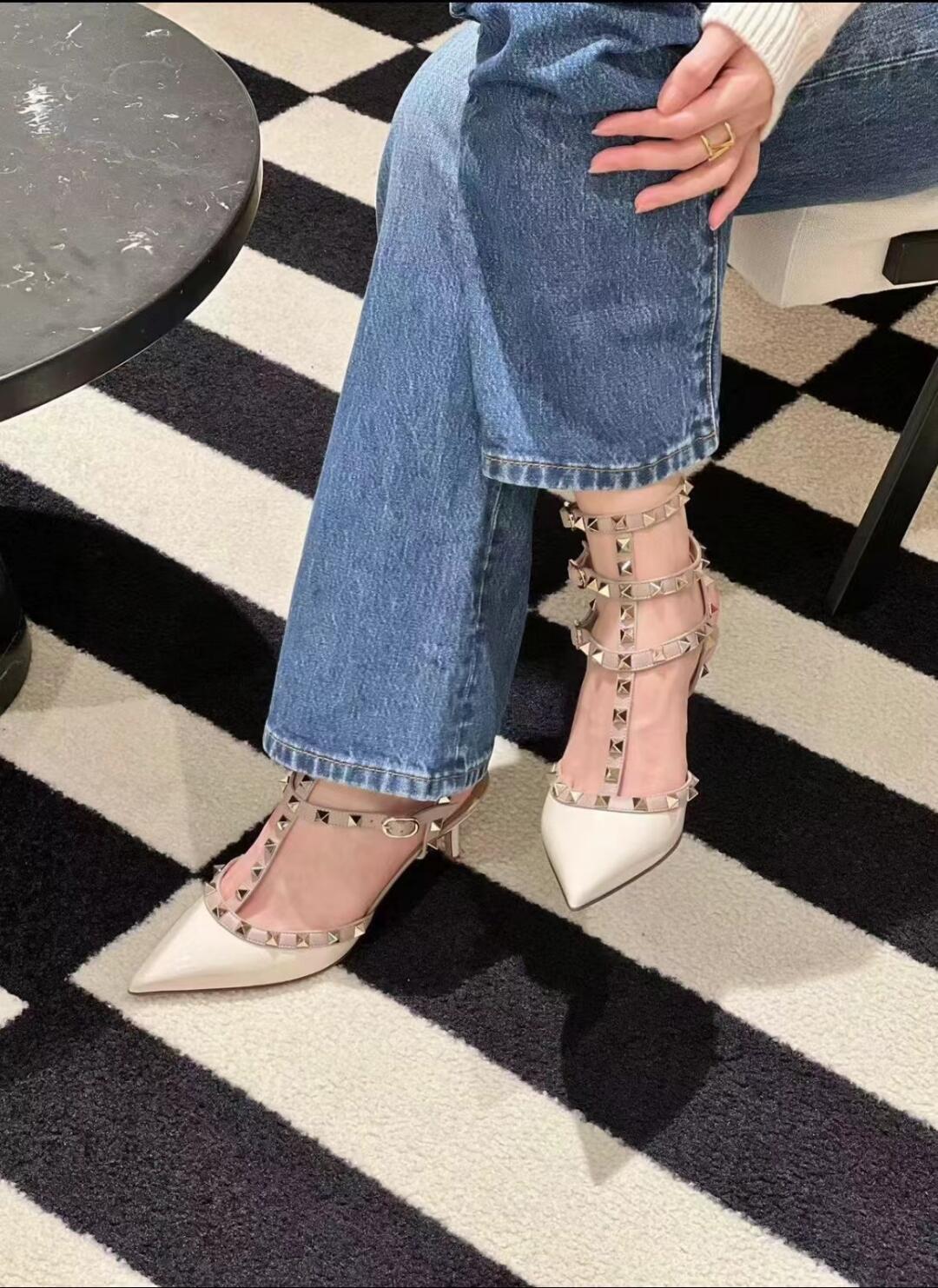 NO:250507,Who knows the coexistence of white moonlight in summer? High heels19860909夏天的白月光谁懂白色温柔气质共存,高跟鞋,high heels,Women's Shoes