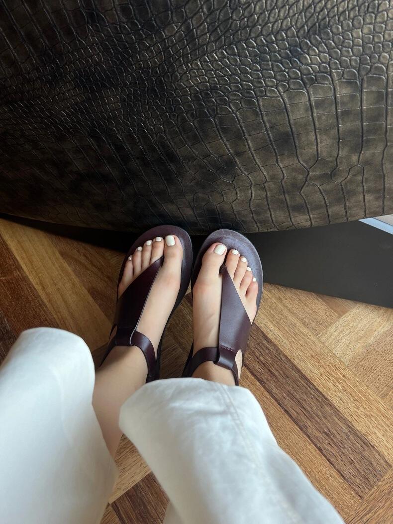 NO:413724,Very simple and high-end ~ easy to wear ~ Nothing goes wrong with, split-toe shoes19860909极简高级～好搭好穿～配什么都不出错,分趾鞋,Women's Shoes