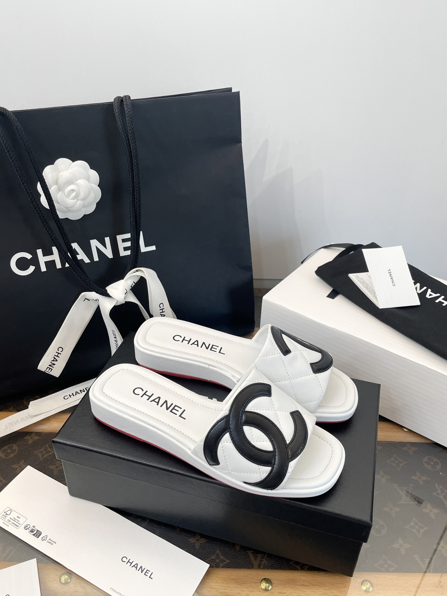 Chanel CC Logo Slide Sandals: Chic Comfort for Summer Outings