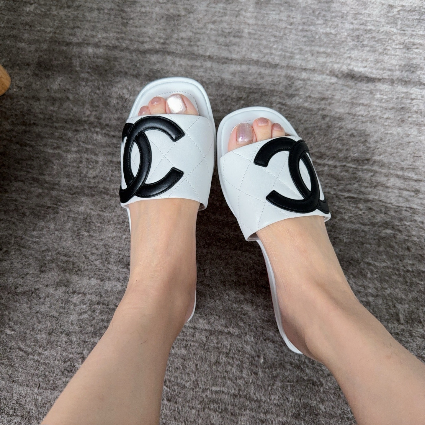 NO:444344,Black and white panda color is so amazing that I like it. Simple and cute, slippers, slippers19860909黑白熊猫色 太绝了一眼喜欢 简单可爱,拖鞋,slippers,Women's Shoes