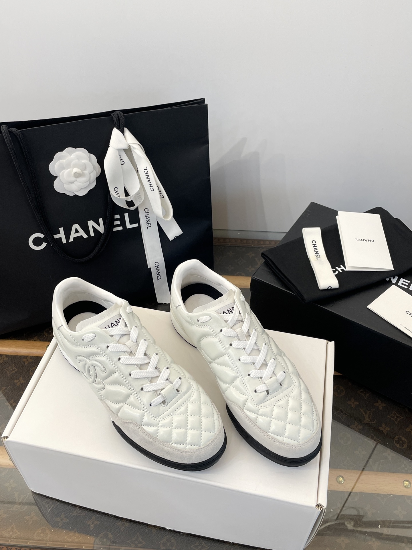 CHANEL カジュアルスニーカー ヴィンテージで上品な雰囲気～デイリー通勤にも合わせやすい - 最高品質