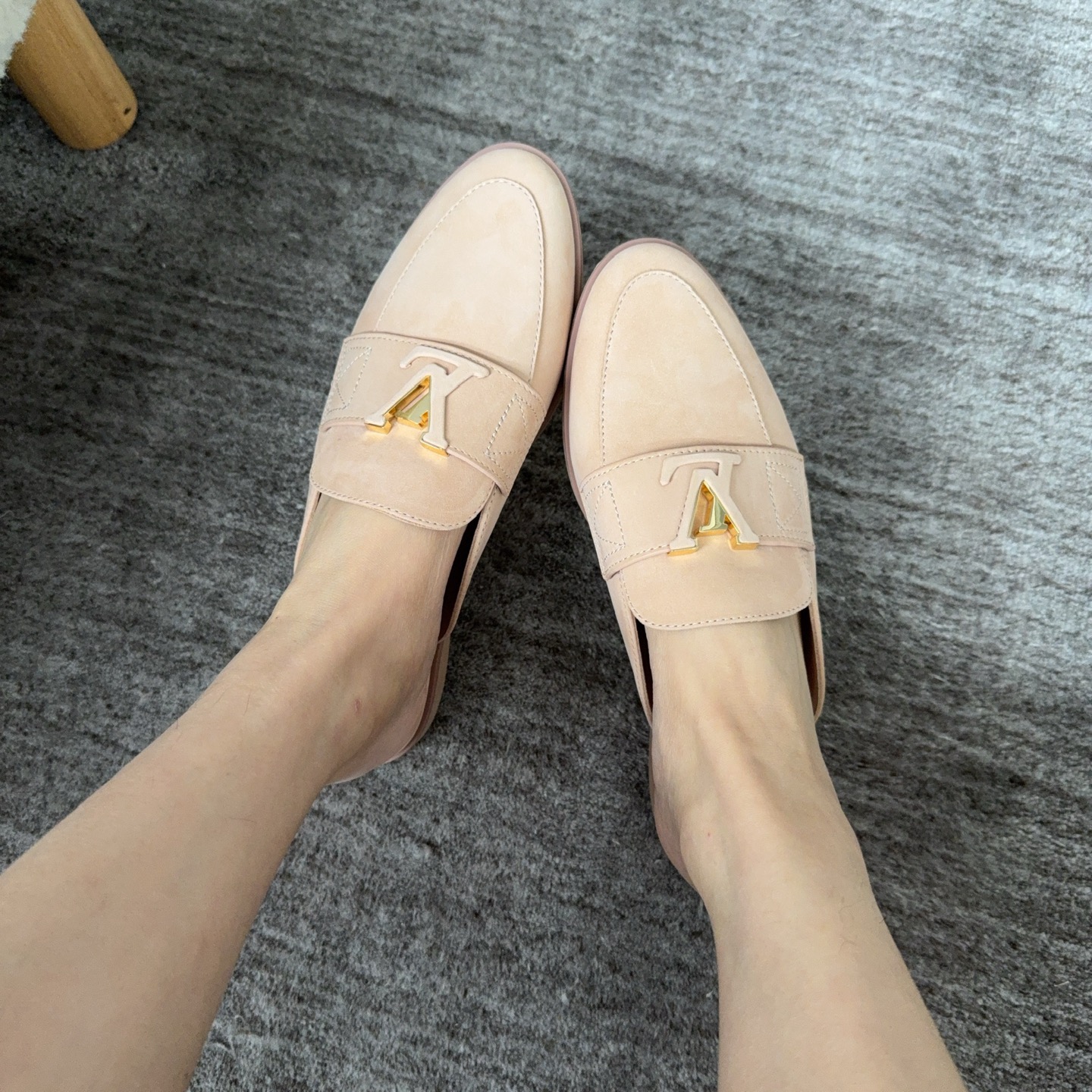 NO:646993,A kick and a half-drag. The nude powder is so gentle ~ so pretty!  , half drag19860909一脚蹬懒人半拖 裸粉太温柔～好看呀！,半拖,Women's Shoes