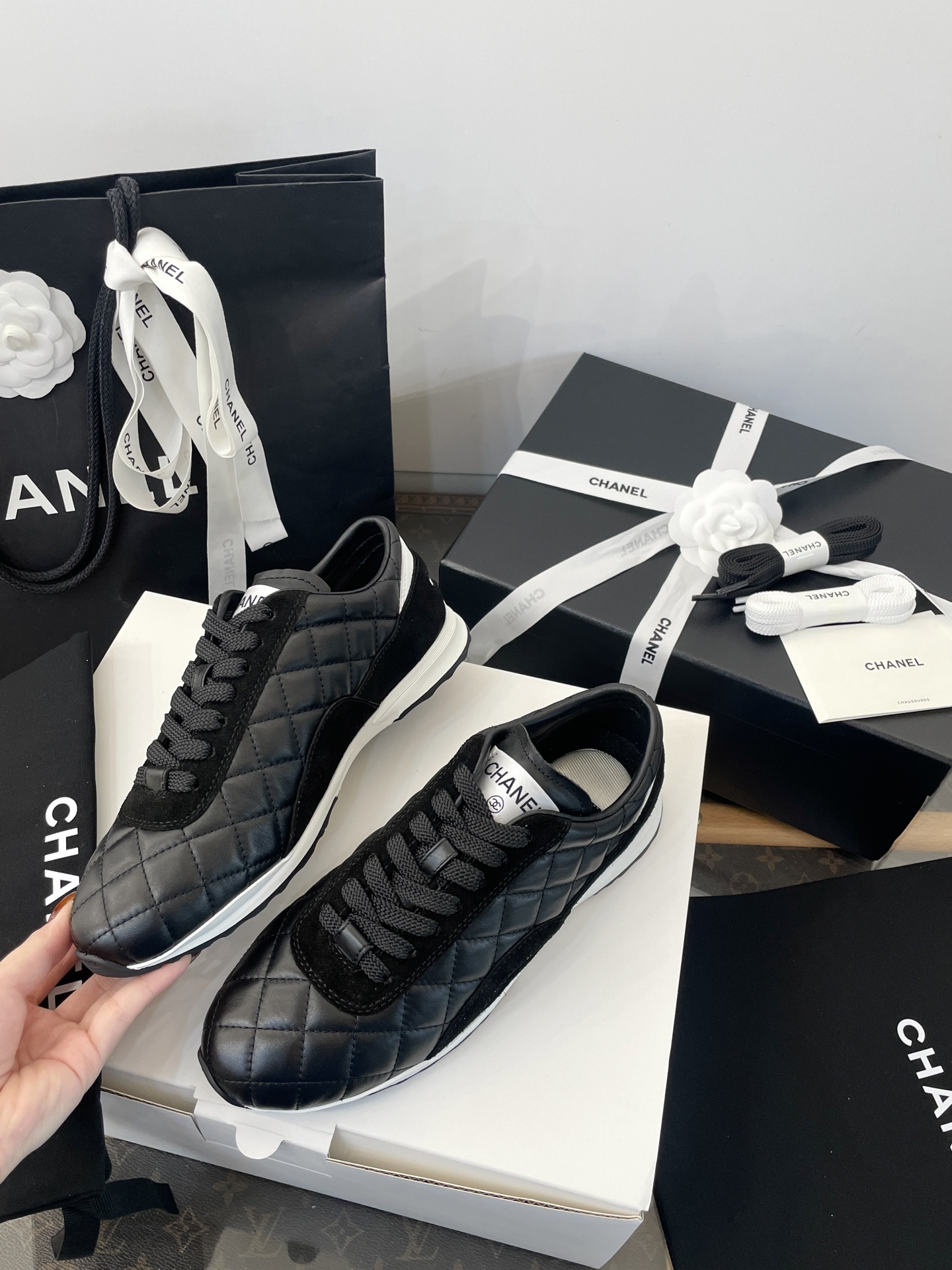 CHANEL カジュアルスニーカー ヴィンテージで上品な雰囲気～デイリー通勤にも合わせやすい - トップ品質