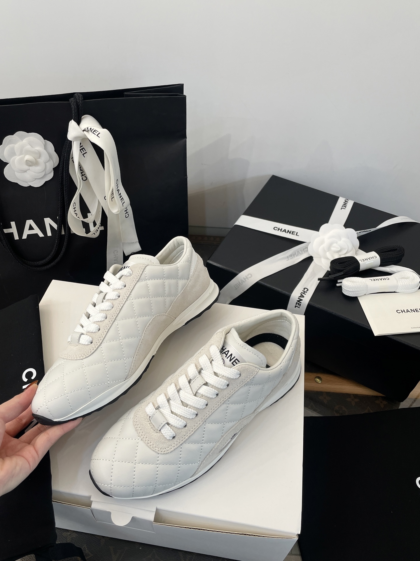 CHANEL カジュアルスニーカー ヴィンテージで上品な雰囲気～デイリー通勤にも合わせやすい -トップクオリティ