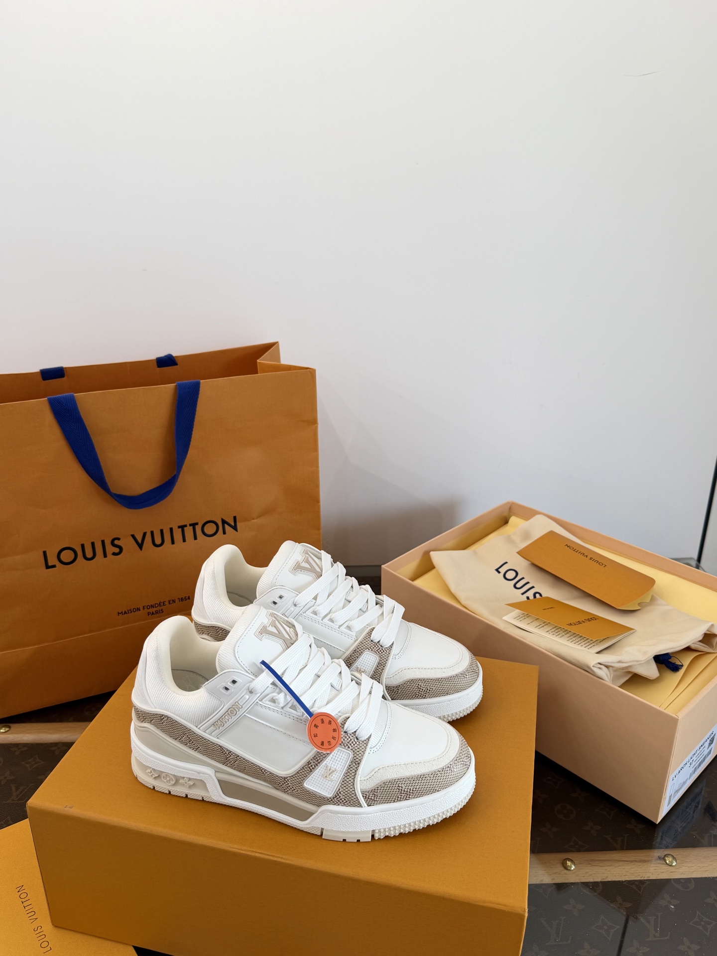 LOUIS VUITTON Trainer 2026 замша састарэлы від кросовкі топ-матэрыял састарэлы від топ-якасць для перапродажу