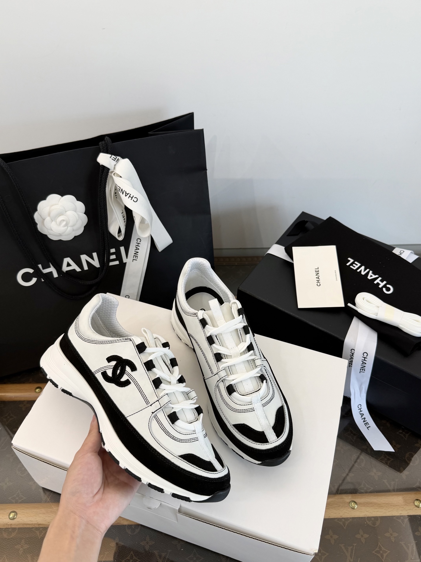 CHANEL カジュアルスニーカー ヴィンテージで上品な雰囲気～デイリー通勤にも合わせやすい -トップクオリティ