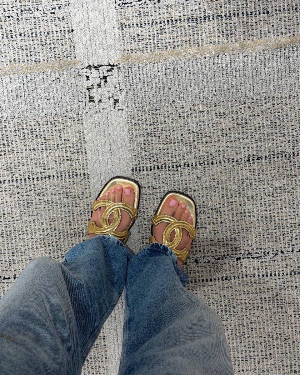 NO:815950,Really love these gold sandals!  ,slippers,slippers19860909真的很爱这双金色凉拖！,拖鞋,slippers,Women's Shoes