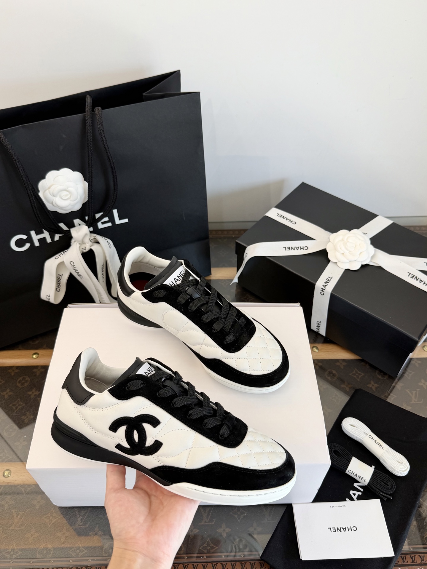 CHANEL カジュアルスニーカー ヴィンテージで上品な雰囲気～デイリー通勤にも合わせやすい -トップ品質