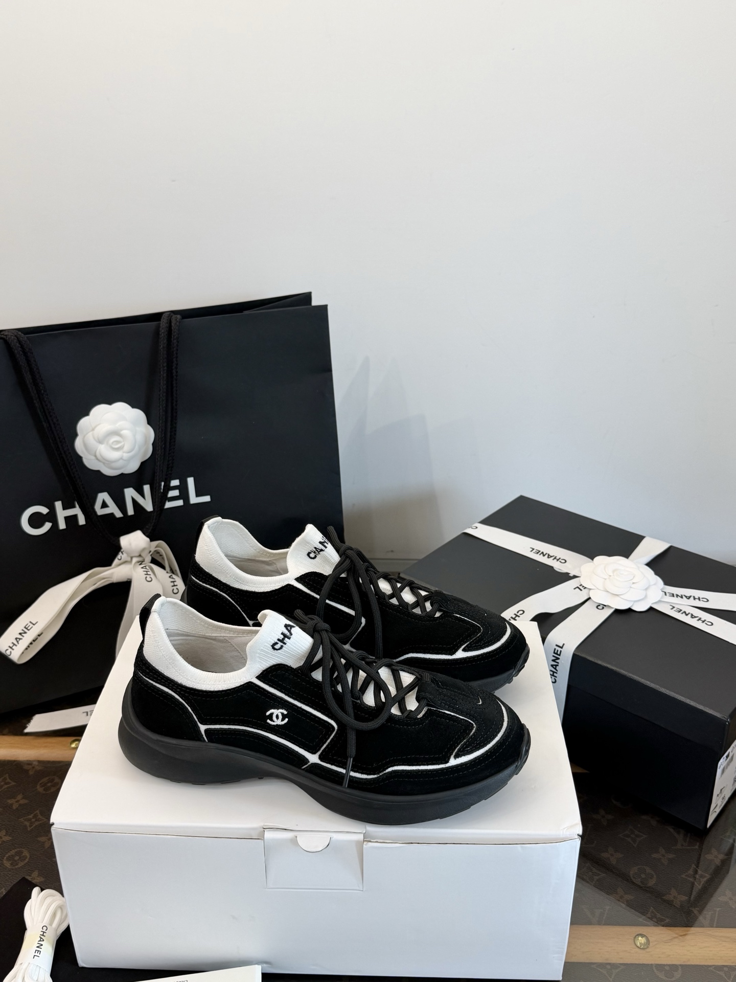 CHANEL カジュアルスニーカー ヴィンテージで上品な雰囲気～デイリー通勤にも合わせやすい -トップクオリティ