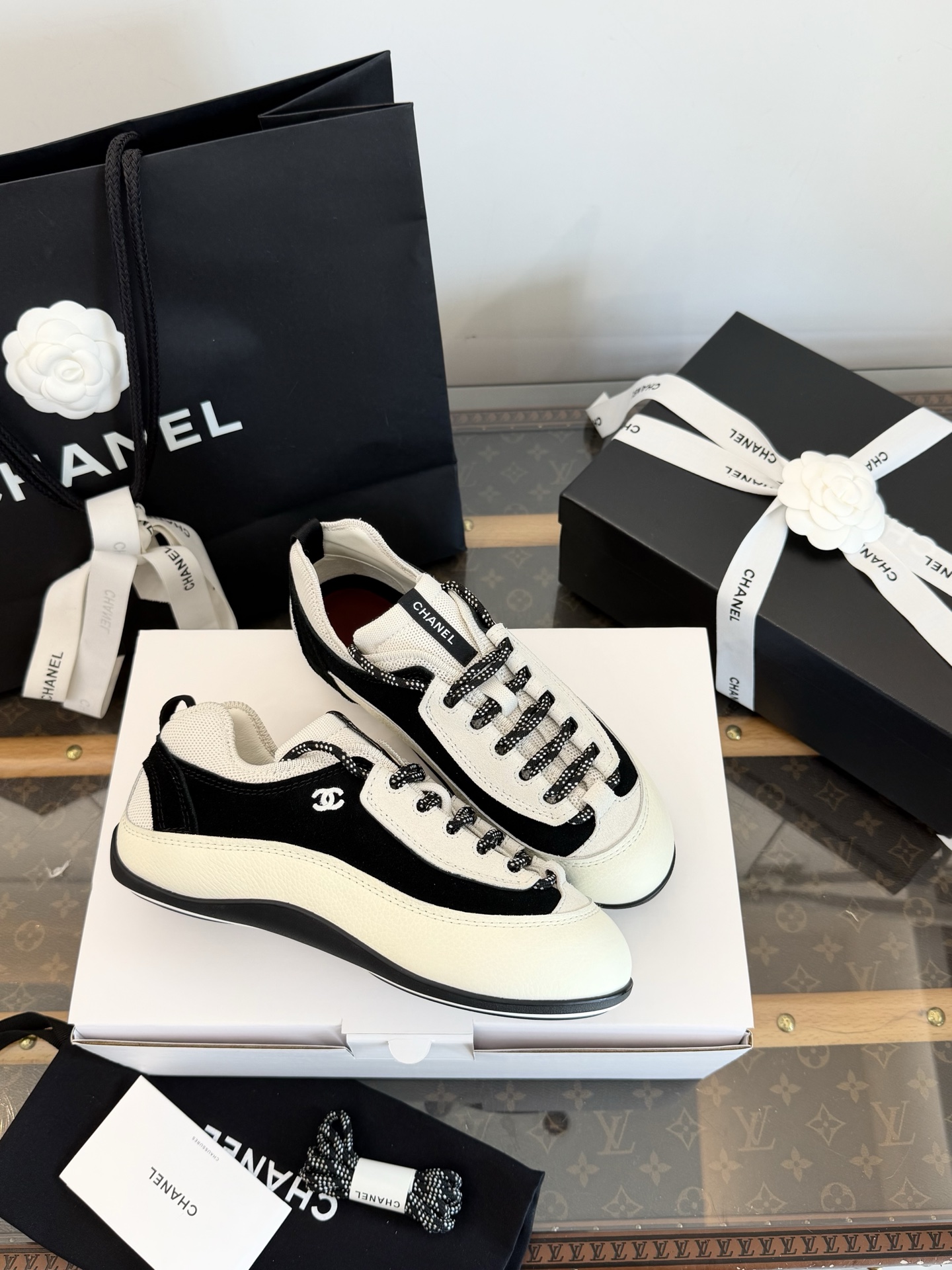 CHANEL カジュアルスニーカー ヴィンテージで上品な雰囲気～デイリー通勤にも合わせやすい -トップクオリティ