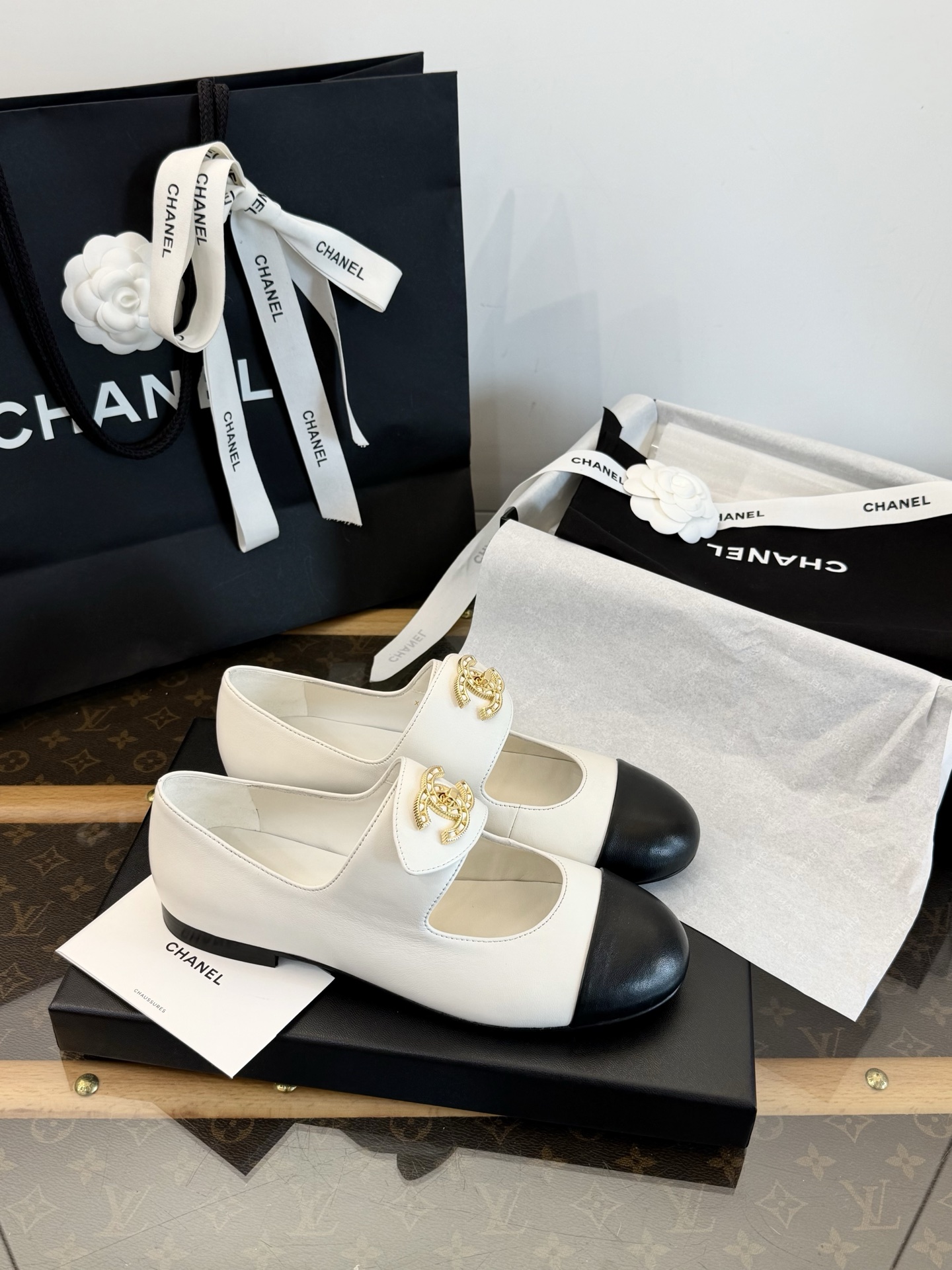 CHANEL lente/zomer Mary Jane vintage elegant en stijlvol～dagelijks woon-werkverkeer veelzijdig - topkwaliteit