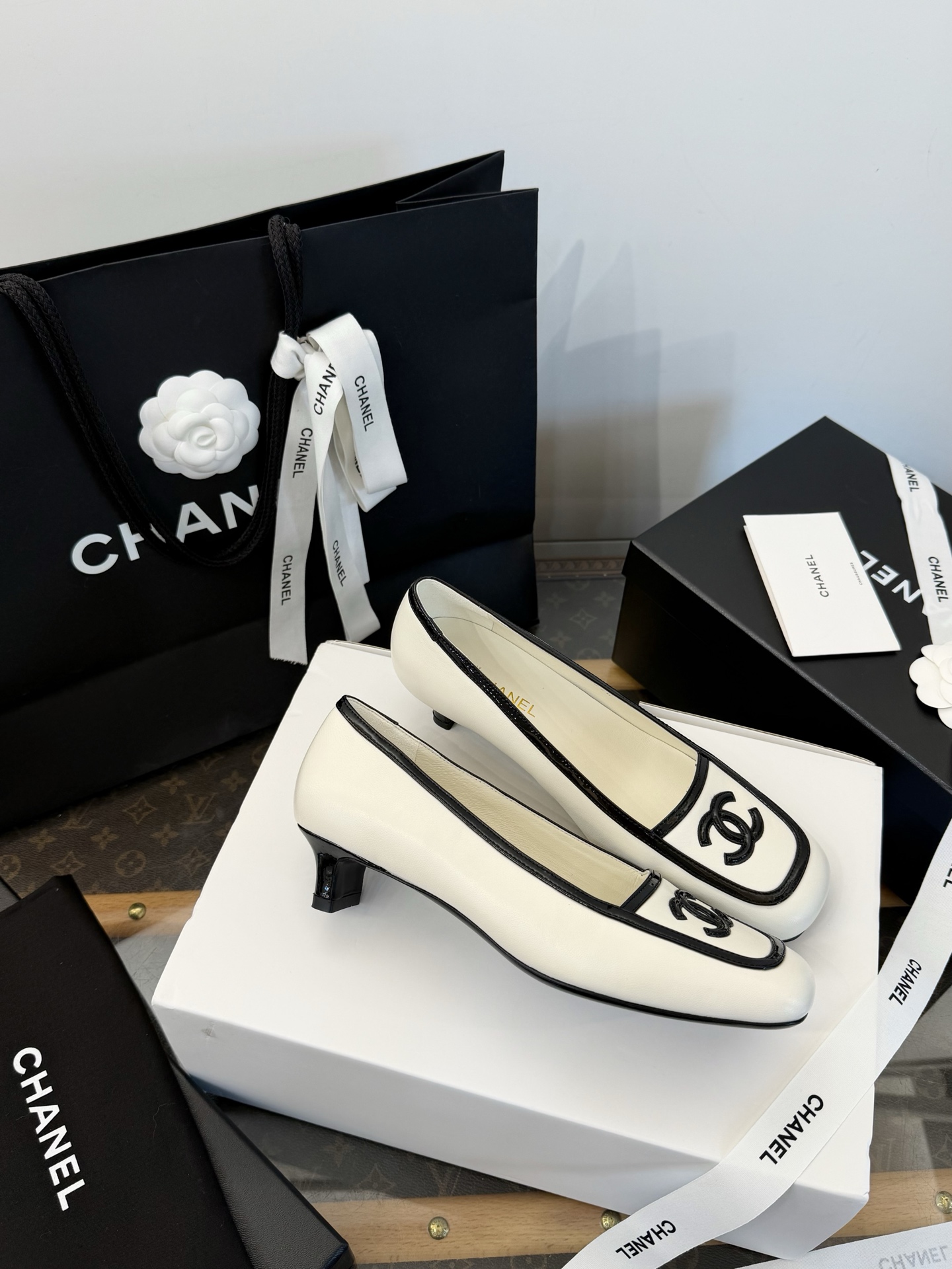 CHANEL lente/zomer Mary Jane vintage elegant en stijlvol～dagelijks woon-werkverkeer veelzijdig - topkwaliteit