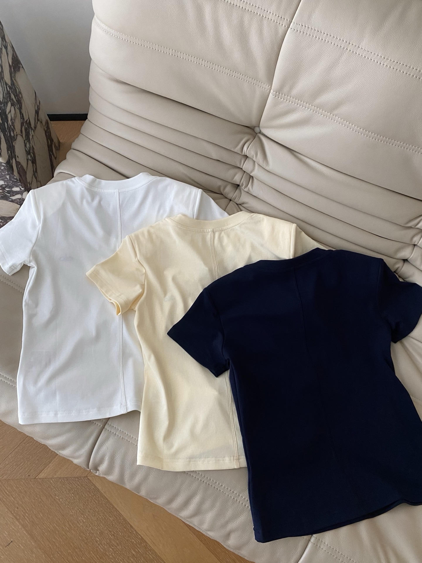 Women's U-Neck Cotton T-Shirt - Casual, Basic, and Versatile Summer Top 8 i1747041796725 5907 0 6