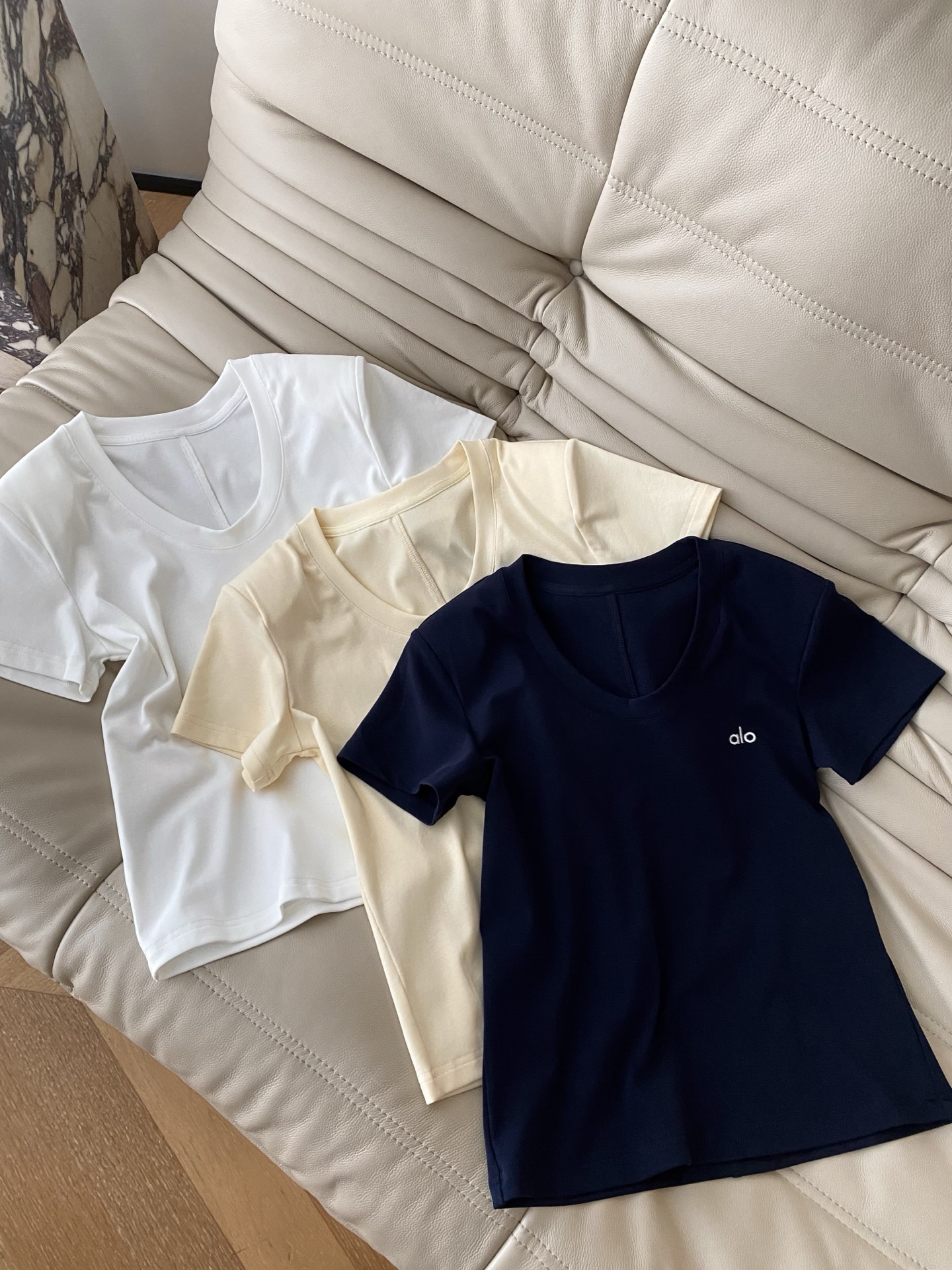 Women's U-Neck Cotton T-Shirt - Casual, Basic, and Versatile Summer Top 3 i1747041796792 760 0 1