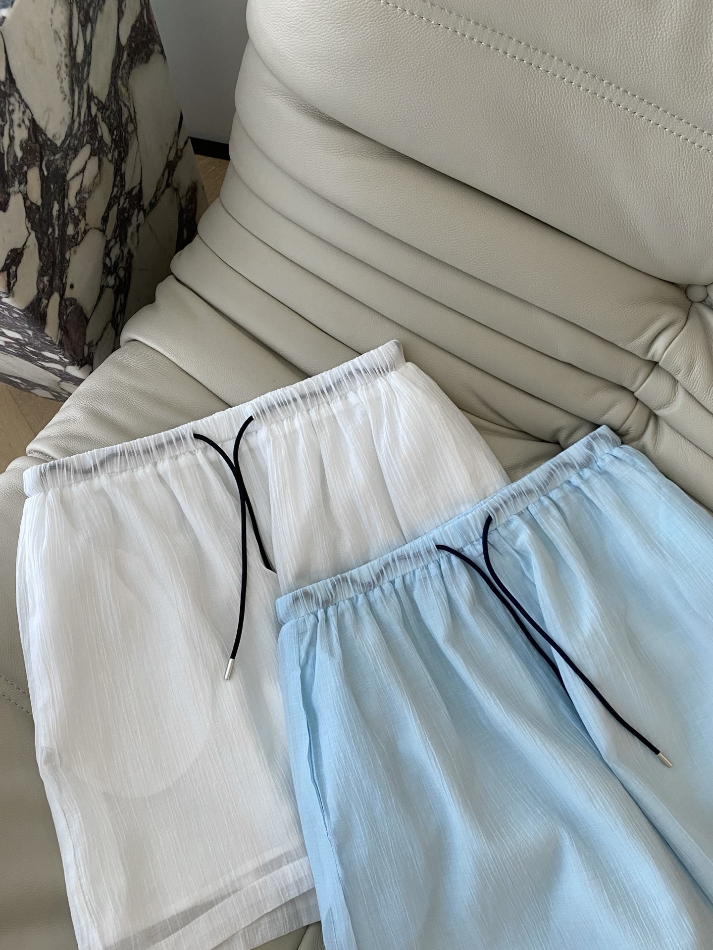 Color Block Round Neck Sunscreen Top & Shorts Set - Casual Summer Style 6 i1747046146466 7645 0 4