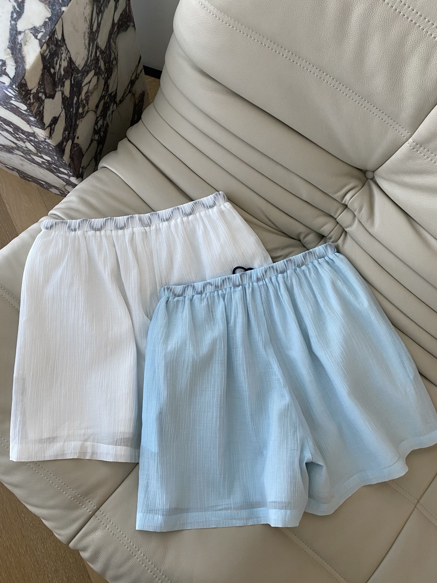 Color Block Round Neck Sunscreen Top & Shorts Set - Casual Summer Style 9 i1747046147795 4873 0 7