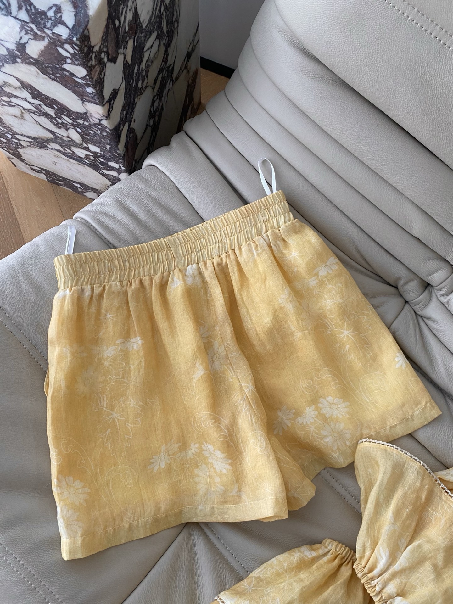 Women's Linen Off-Shoulder Top and Shorts Set - Breathable & Relaxed Fit 7 i1747384935588 999 0 5
