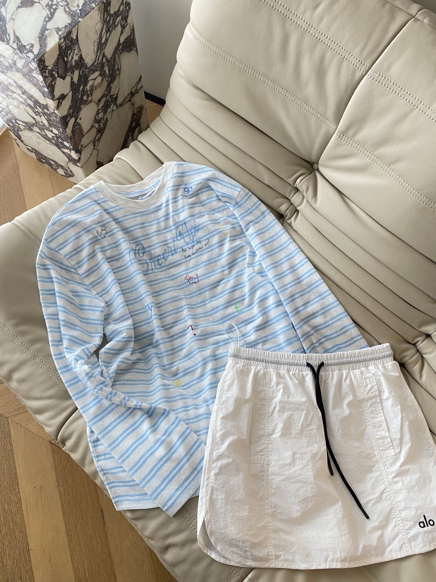 Colorful Graffiti Striped Cotton T-Shirt - Trendy Oversized Fit 2 i1747560474446 2199 0 0