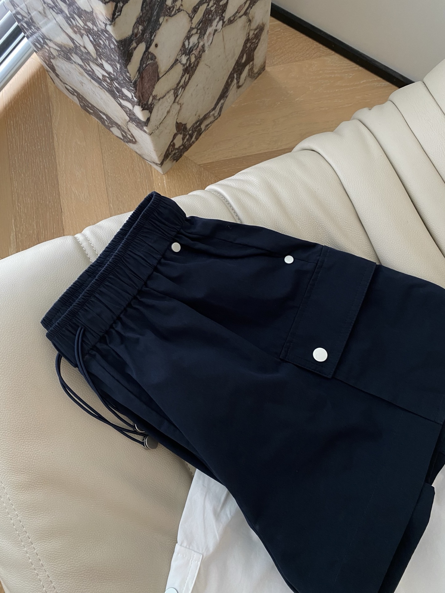 High Waist Elastic Drawstring Design Casual Shorts, Women's Summer Fashion 6 i1747903002698 1853 0 4