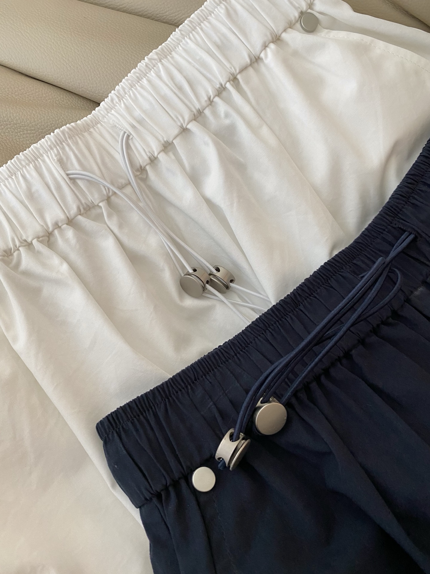 High Waist Elastic Drawstring Design Casual Shorts, Women's Summer Fashion 7 i1747903002699 8593 0 5