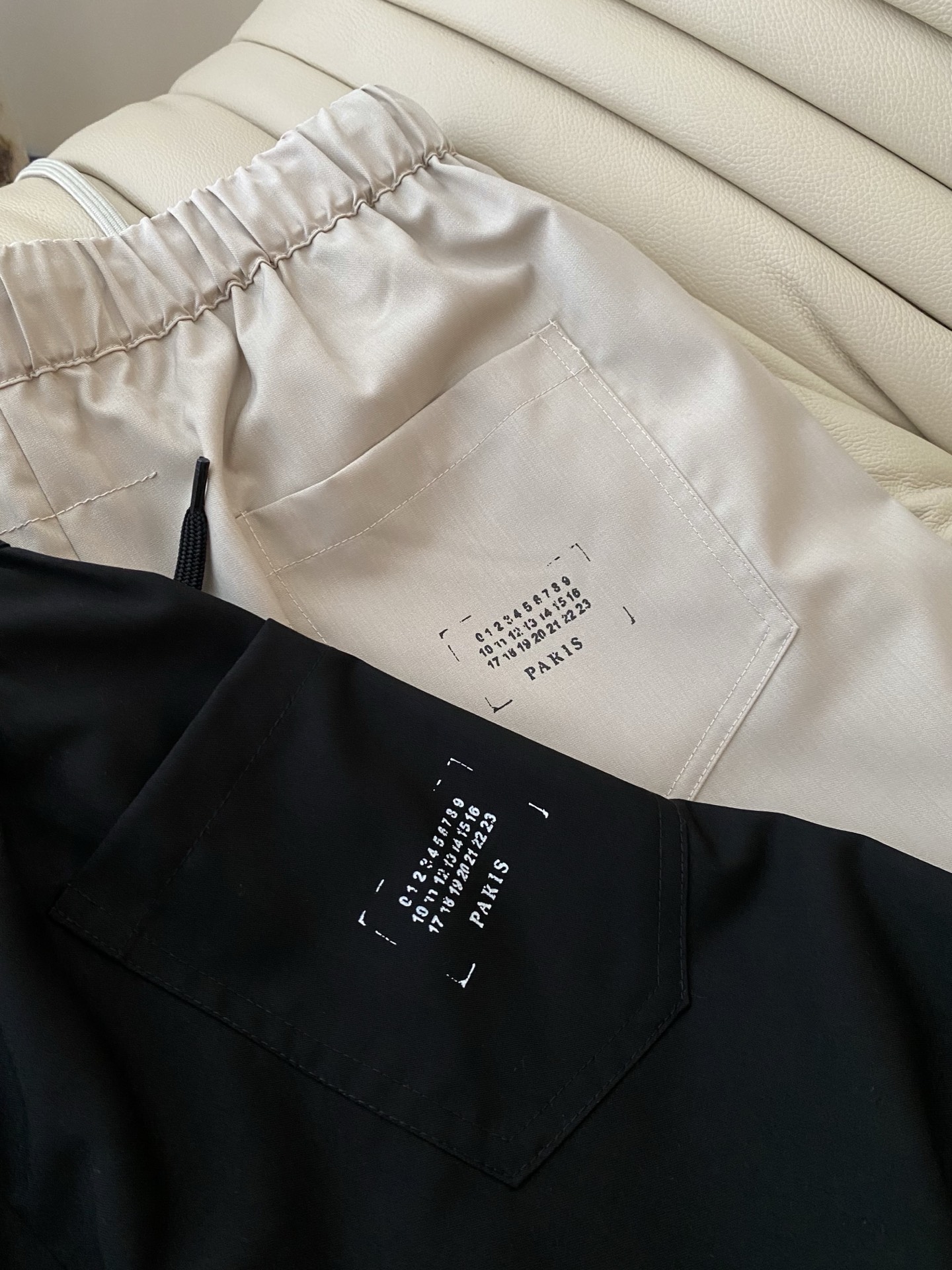 MM6 Maison Margiela Wool-Blend Straight-Leg Pants Elastic Waist Casual Trousers 8 i1748336704971 8769 0 6