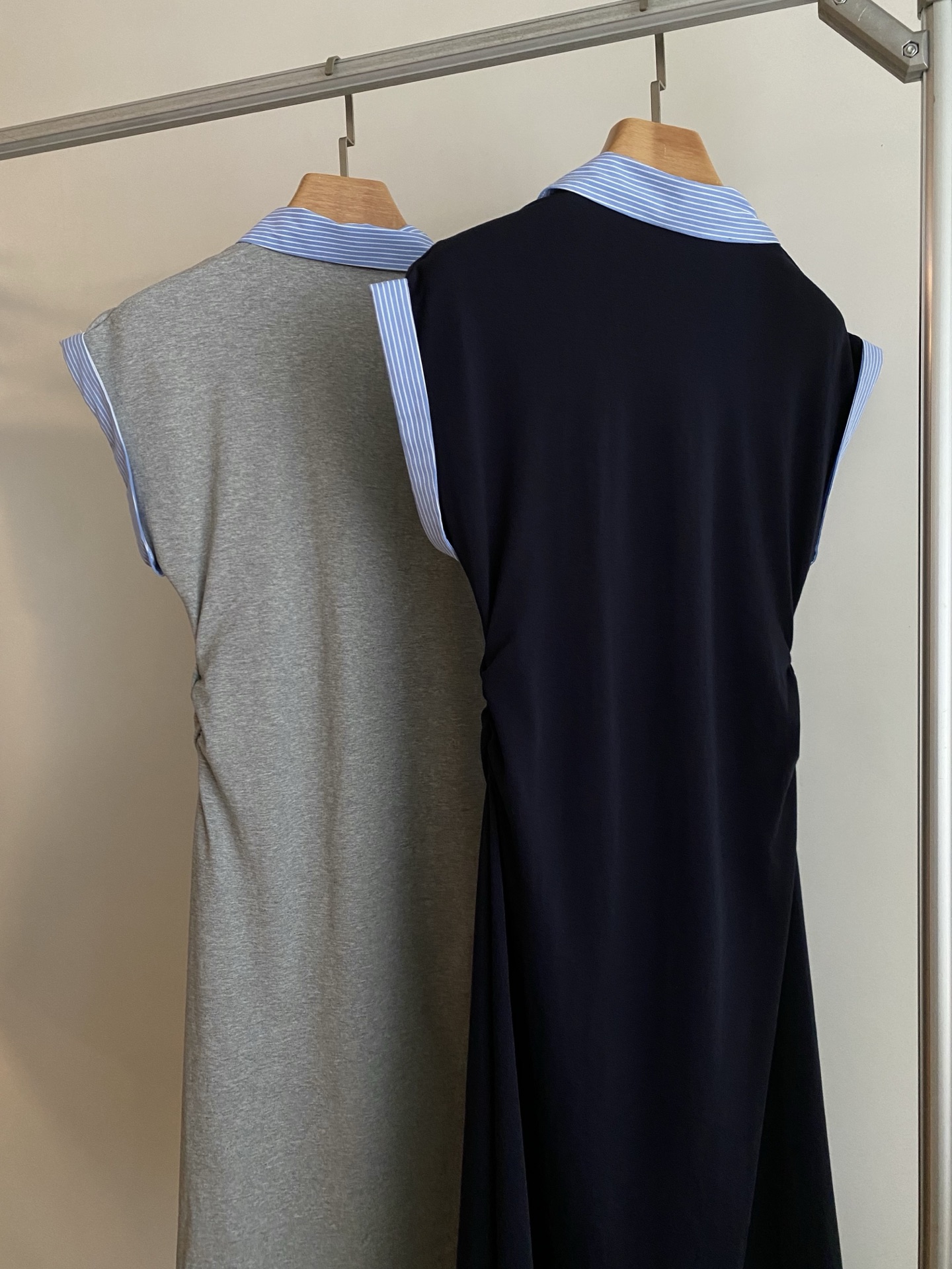 Striped Shoulder Cotton Midi Dress - Comfortable & Stylish Spring/Summer Wear 8 i1749457343743 209 0 6