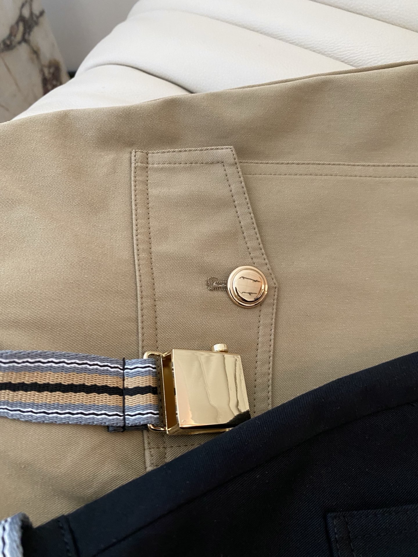 Retro Cargo Mini Skirt with Double Pockets - High Waist A-Line, Two Colors 6 i1749461274563 9934 0 4