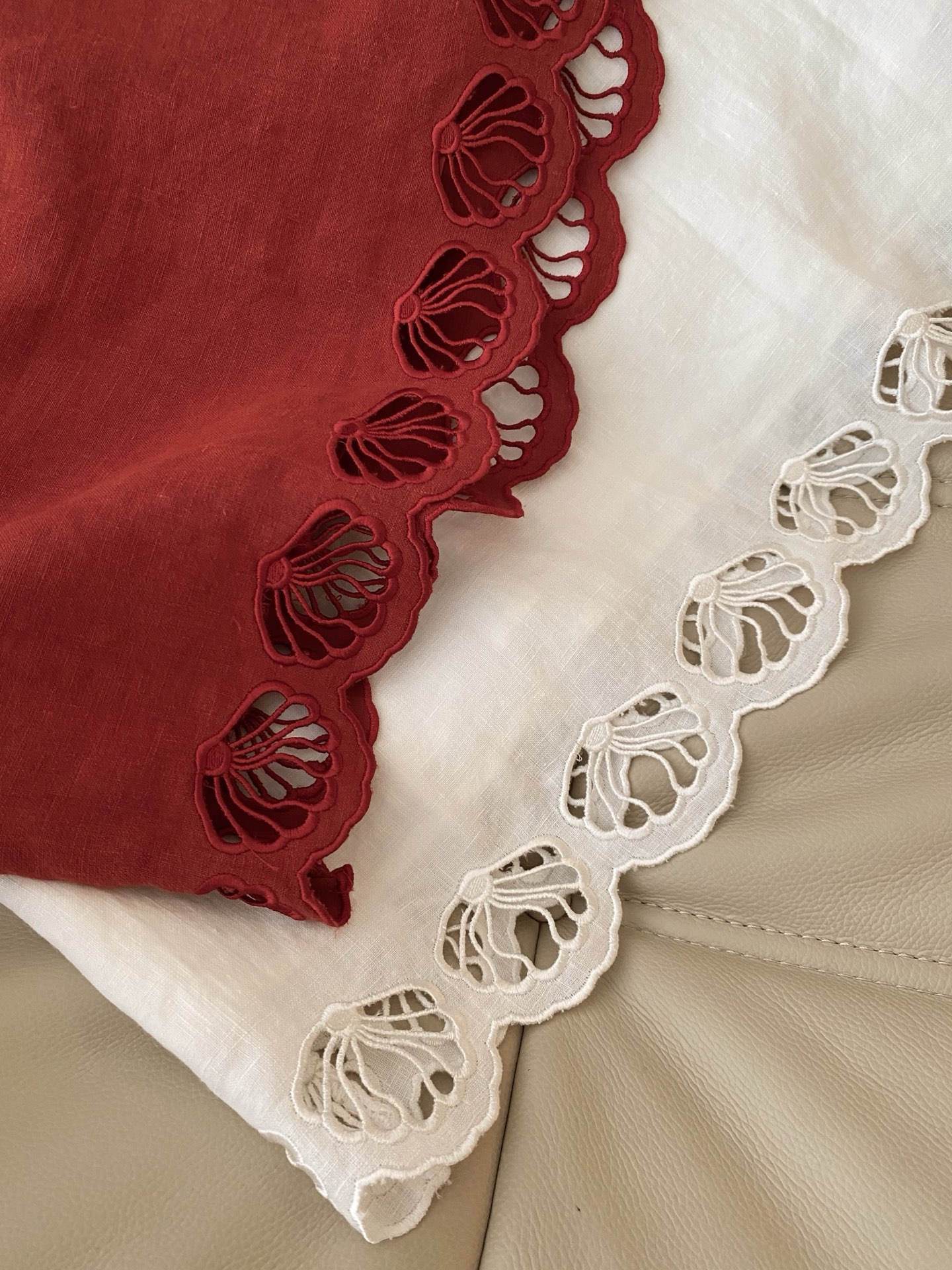 Elegant Linen Vest and Skirt Set with Scalloped Detail 4 i1749544424126 6377 0 2