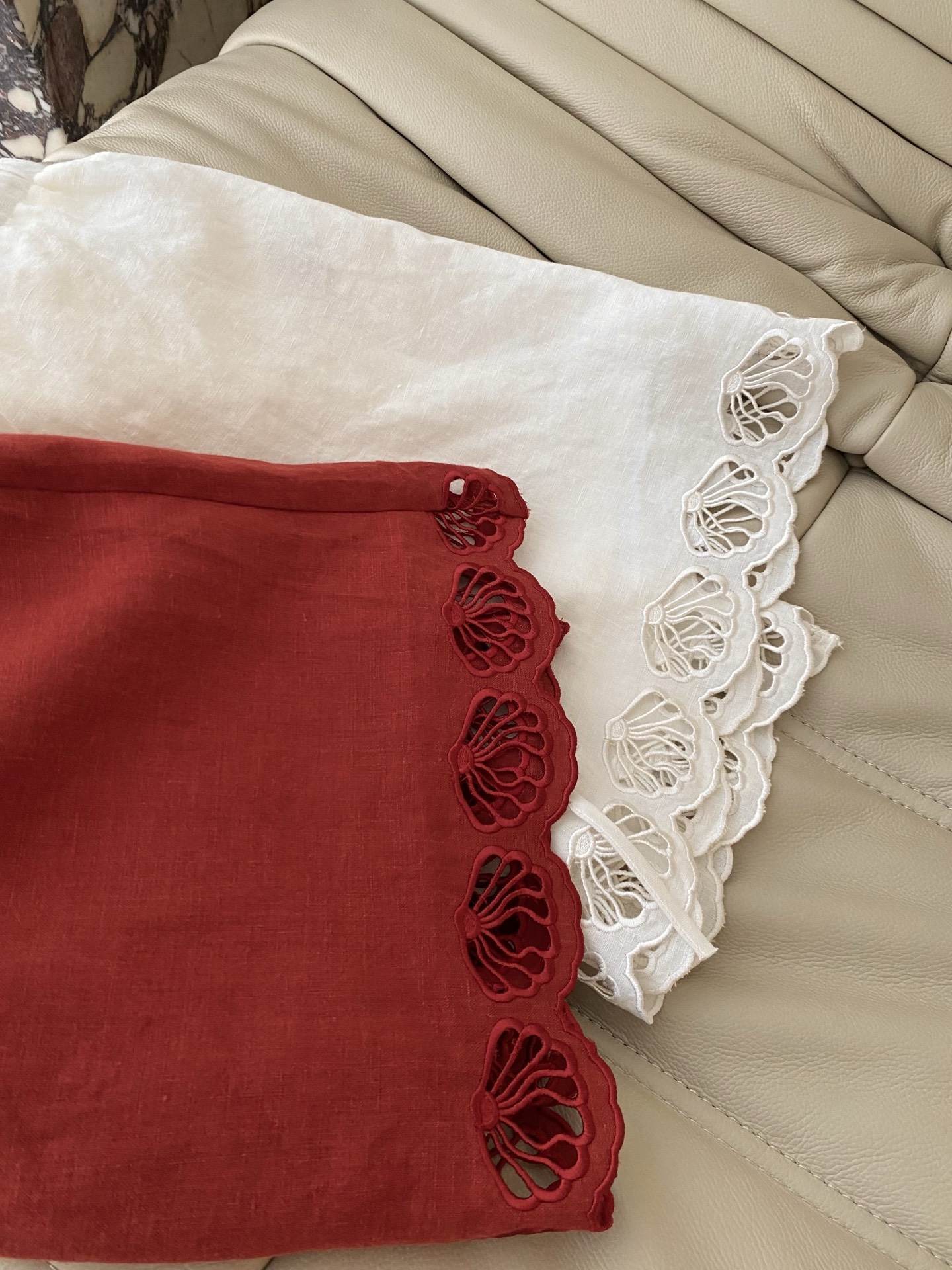 Elegant Linen Vest and Skirt Set with Scalloped Detail 9 i1749544425756 6990 0 7