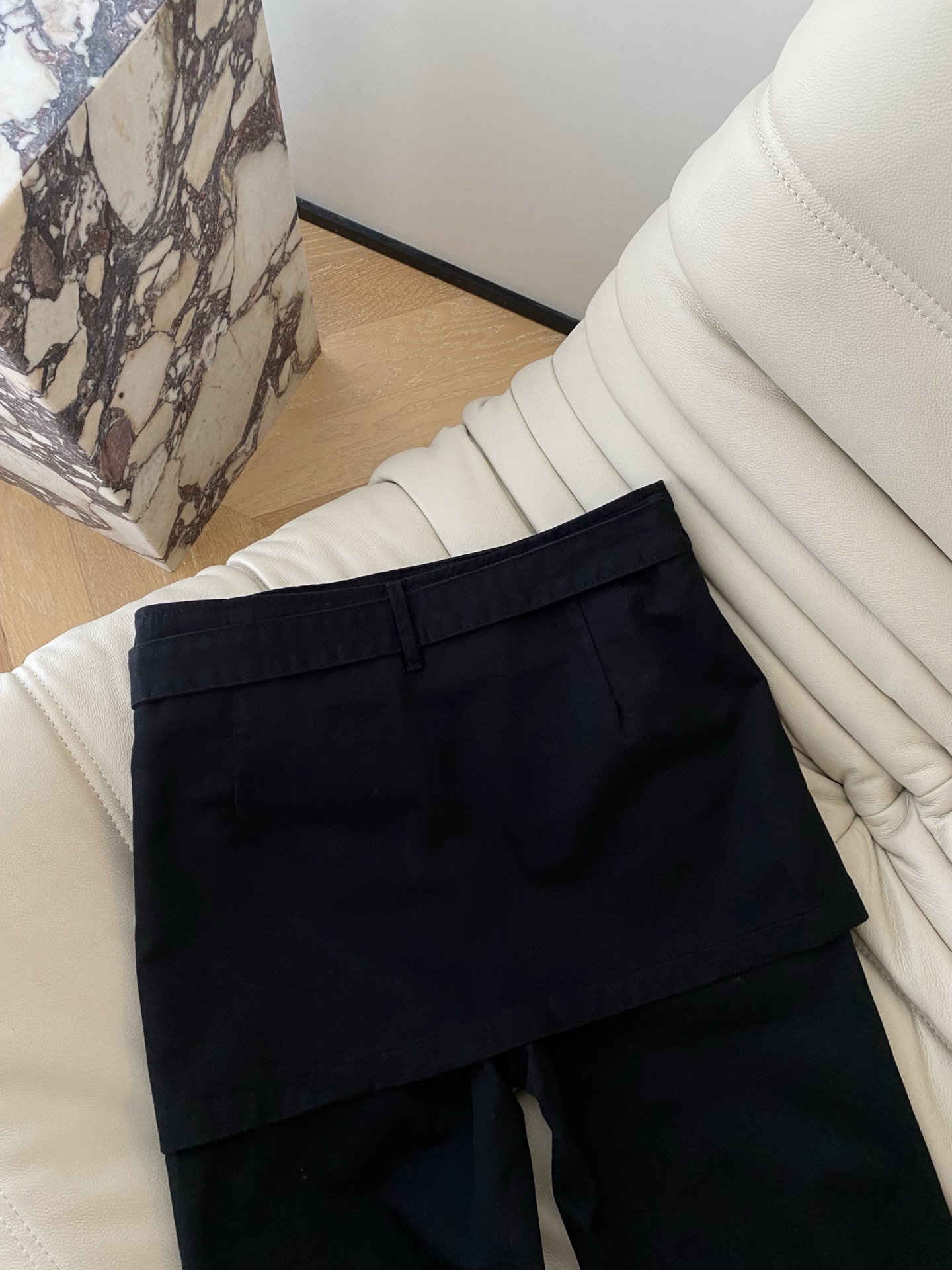 High Waist Flare Jeans Two-Piece Set with Layered Detail - Slim Fit 8 i1755315782301 2381 0 6