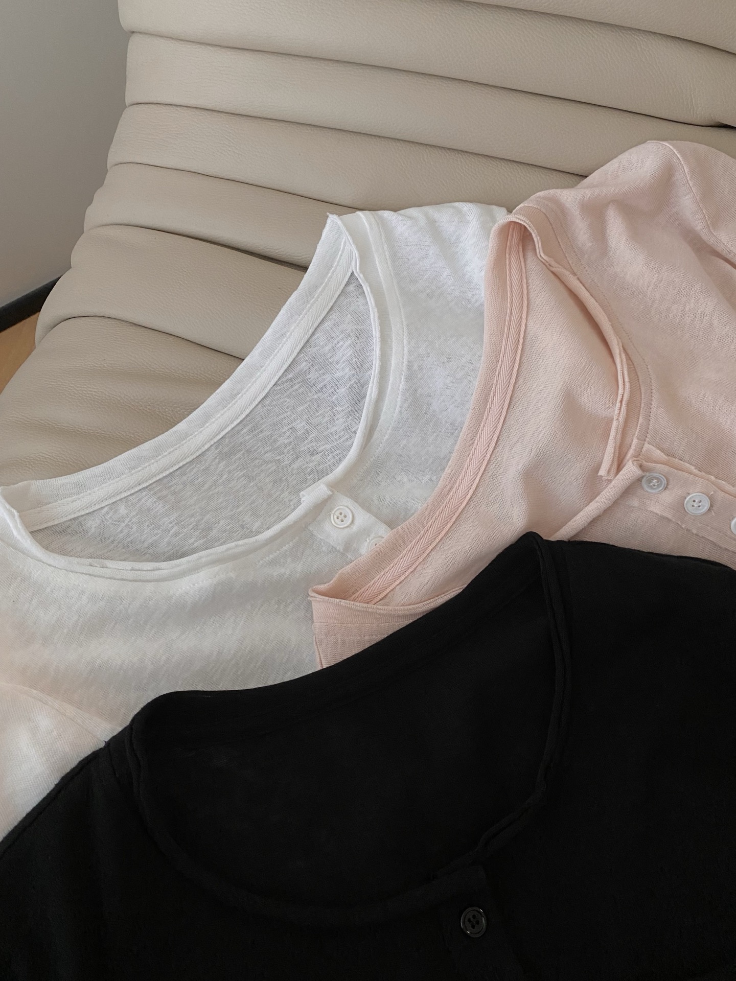 Vintage Polo Round Neck Casual Top - Cotton Blend, Pocket Design, Rolled Cuffs 5 i1755603422504 2395 0 3