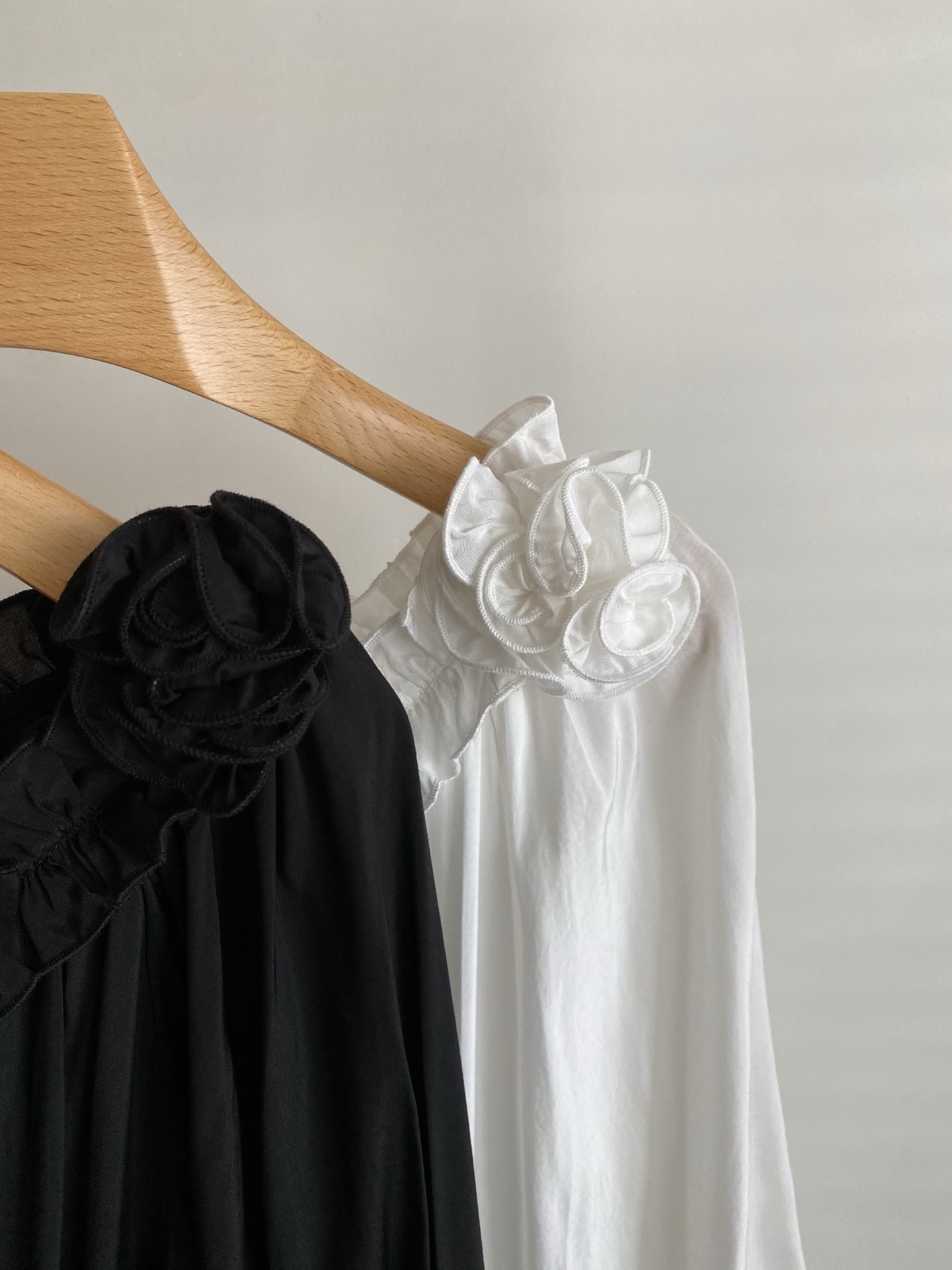 Elegant Off-Shoulder Silk Blend Dress with Ruffle and Rose Detail 4 i1755771673718 4971 0 2