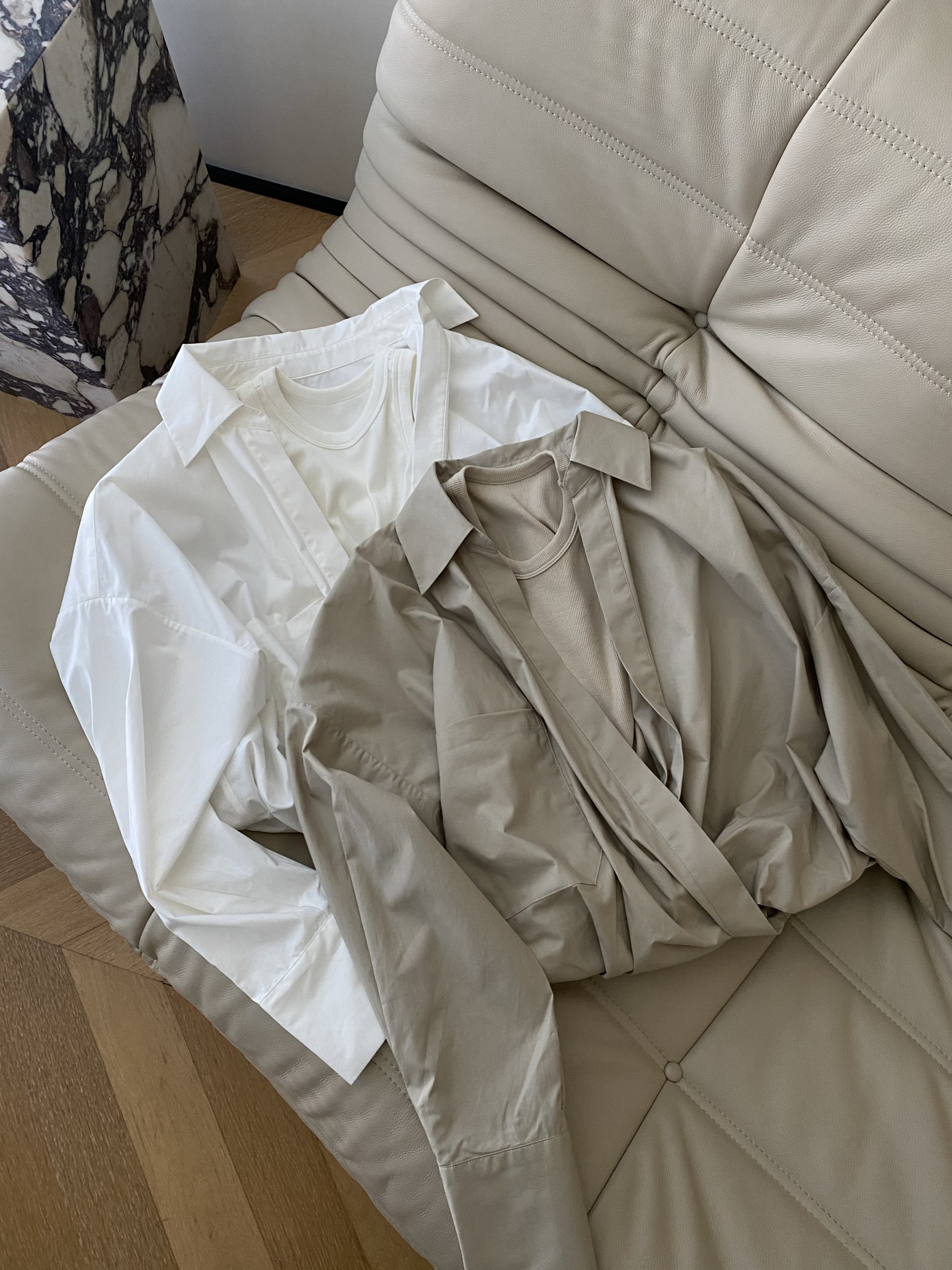 Women's Casual Vest Shirt Two-Piece Cotton Top - Comfortable & Unique 2 i1755854451257 2664 0 0