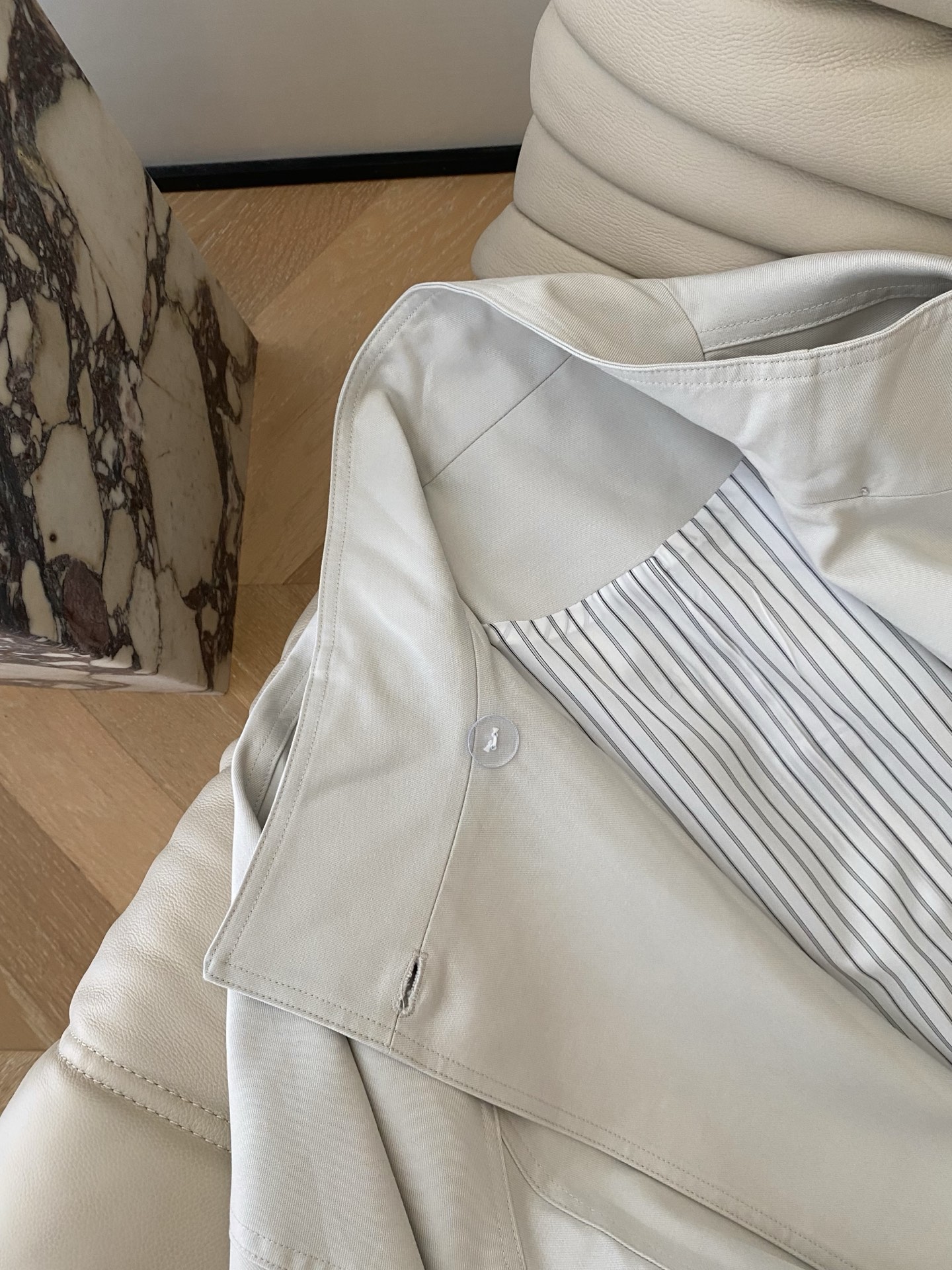 Elegant Stand Collar Trench Coat - Mid-Length, Lightweight & Stylish 8 i1755857858319 933 0 6